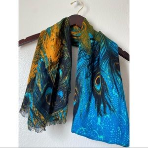 INC International Concepts Peacock Pashmina Wrap